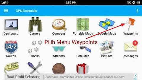 Export Waypoints GPS Esentials