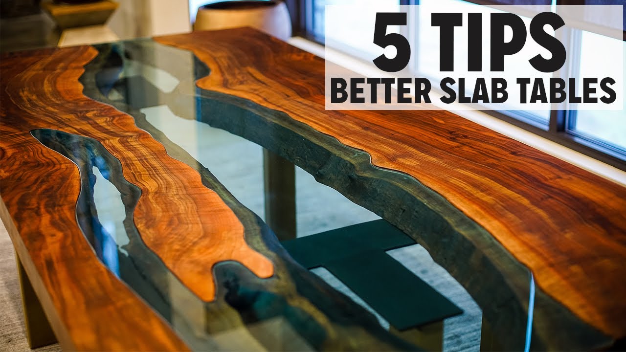 5 Tips For Better Live Edge Tables, How To Make A Live Edge Table With Resin