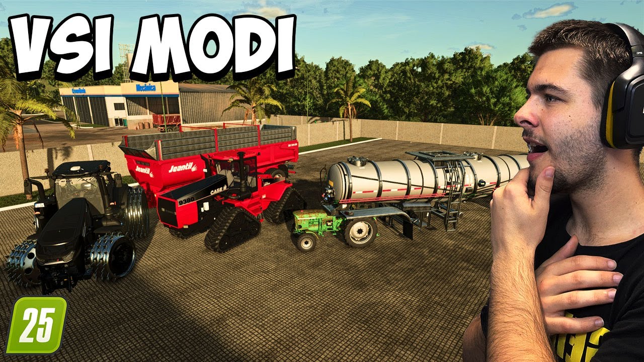 NALOŽIL SEM SI VSE MODE ZA FS25! (FARMING SIMULATOR 2025) [SLO]