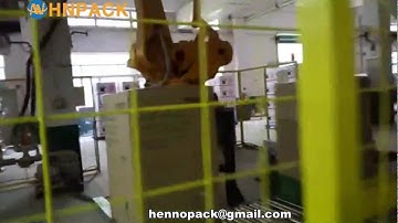 hennopack robot palletizer for single carton box palletising system