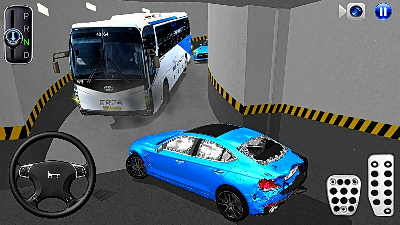 New Crashed car Stuck in Parking Garage - 3D Driving Class - Car Game - 3D Driving Class 2026