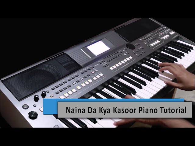 Naina Da Kya Kasoor - Piano cover | Andhadhun | Ayushmann Khurrana | Radhika Apte | Amit Trivedi class=