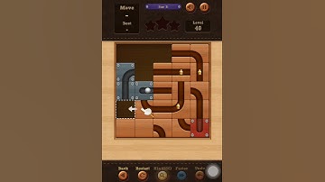 Roll the Ball slide puzzle Star D Pack Level 40 Solution