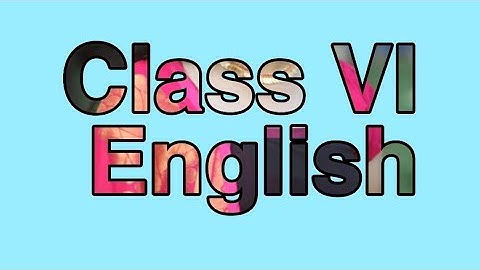 VI D, Eng II,ch 2, The cherry tree, Video  1