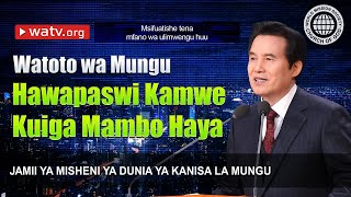 Msifuatishe Tena Mfano Wa Ulimwengu Huu  Jmdklm Kanisa La Mungu