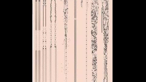 Simple cellular automaton displays huge complexity & chaotic behaviour