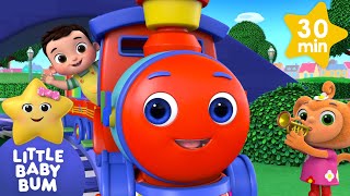 🚂 Wheels On The Train KARAOKE! &amp; MORE | BEST OF LITTLE BABY BUM | Sing Along With Me! | Kids Songs