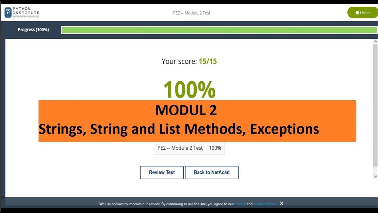 PE 2 - Module 2 - Strings, String and List Methods, Exceptions | 2022