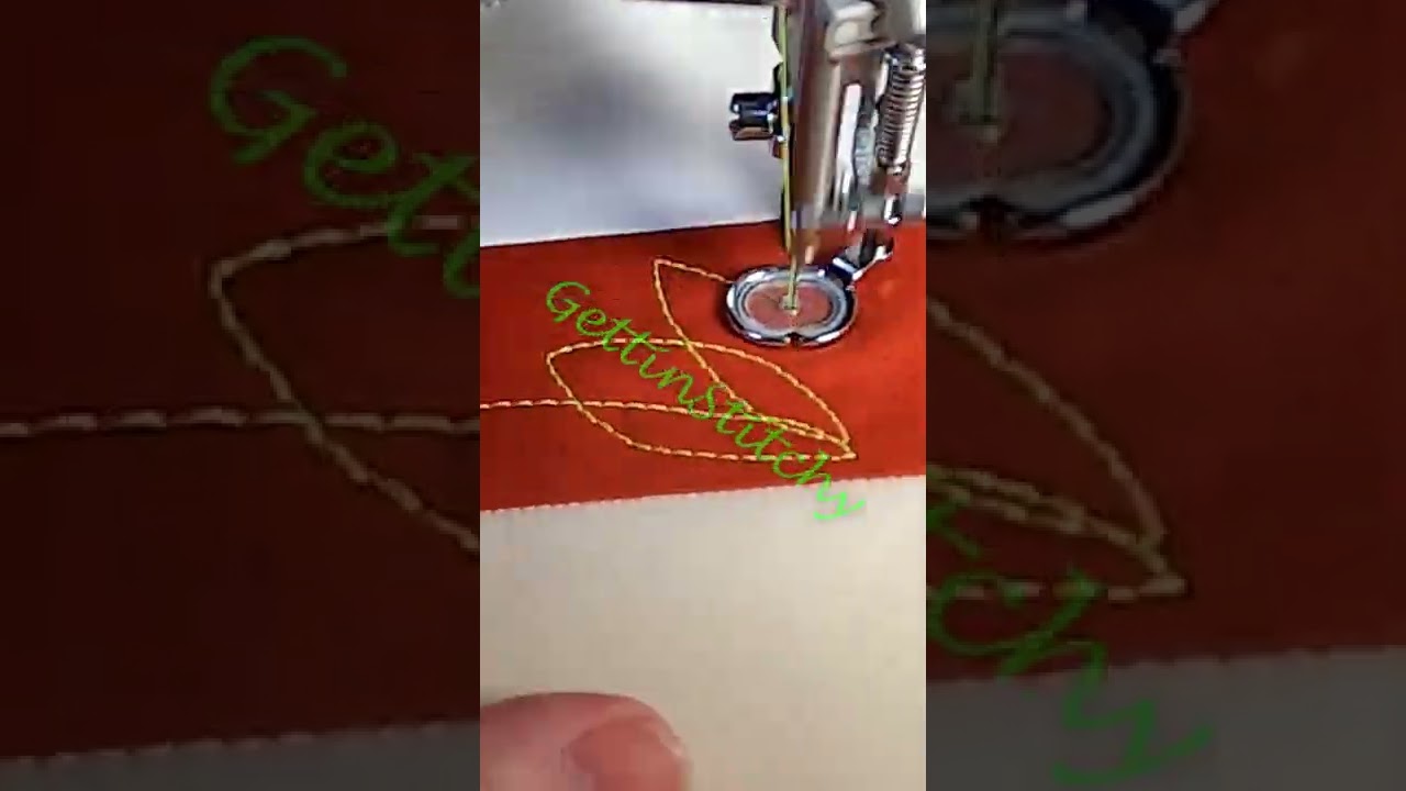 Simple lotus flower 🌺 pattern loop - Stitchy 