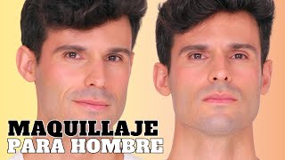 Maquillaje natural para hombre 🙍🏻‍♂️ | Efecto Buena Cara | Maquillaje de Novio 🤵🏻