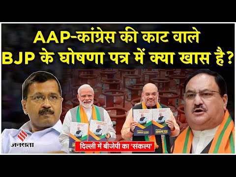 BJP Manifesto 2025 Delhi: महिलाओं को हर महीने 2500 रु,LPG सिलेंडर पर 500 की सब्सिडी| Delhi Elections