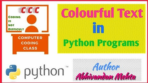 change color text in python, change text color in python 3, python how to change text color, Python