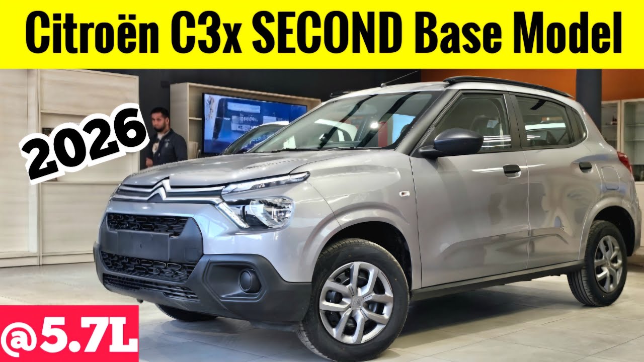Bye-Bye PUNCH❓️2026 New Citroen C3X Feel Second Base Model @5.70Lakh💪 Citroën C3 Review✅️ 