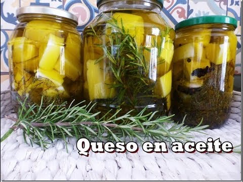 traicionar terminado sitio Como conservar el queso durante años - Queso en aceite - YouTube