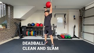 Deadball Clean and Slam - Trainifier Exercise Library