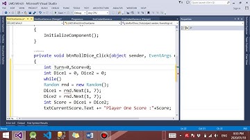 10 - How to make a Dice Game in C#