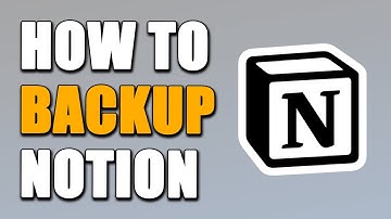 How To Backup On Notion (EASY!)