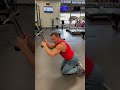 Cable Rope Crunches 