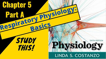 Costanzo Physiology (Chapter 5A) Respiratory Physiology: Basics || Study This!