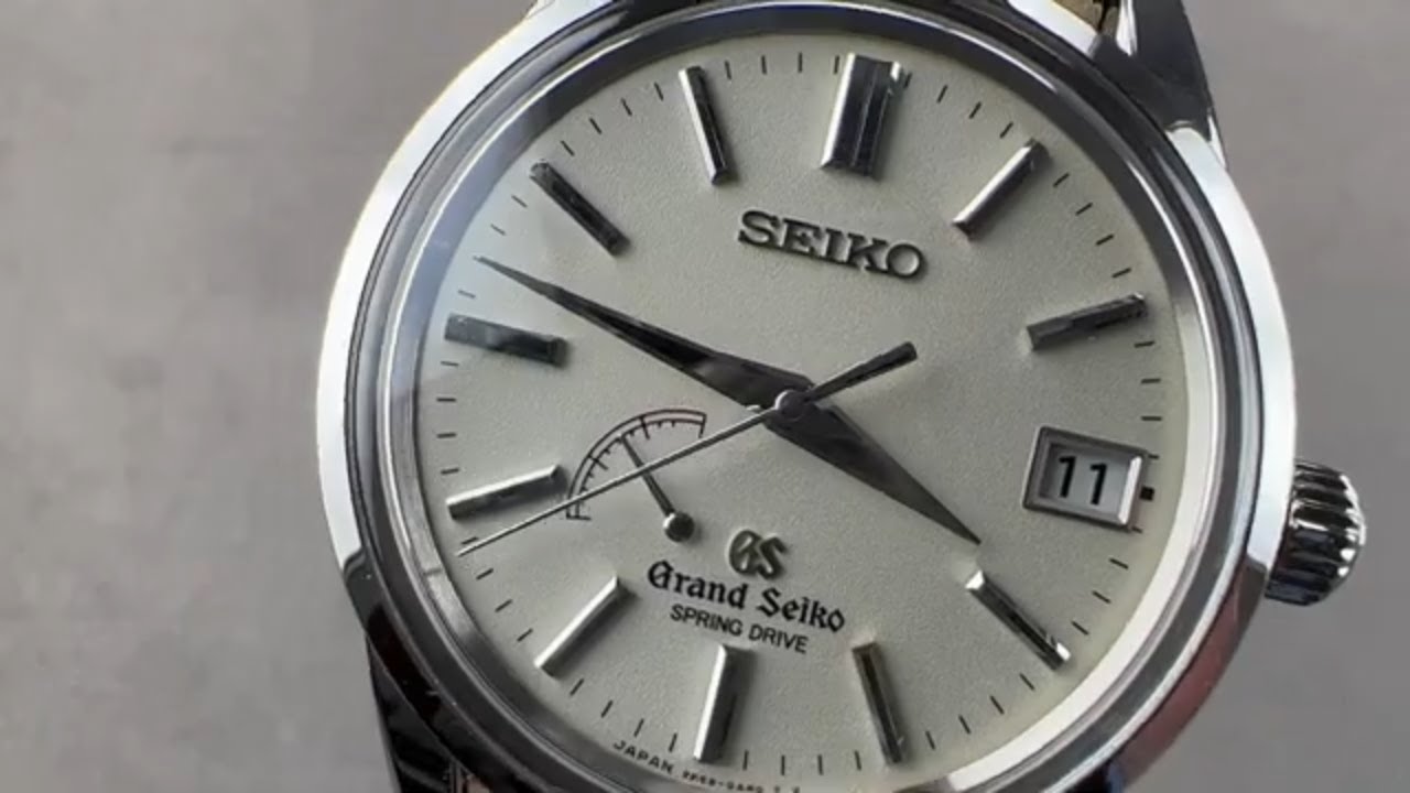 Grand Seiko Spring Drive Automatic SBGA093 Grand Seiko Watch Review -  YouTube