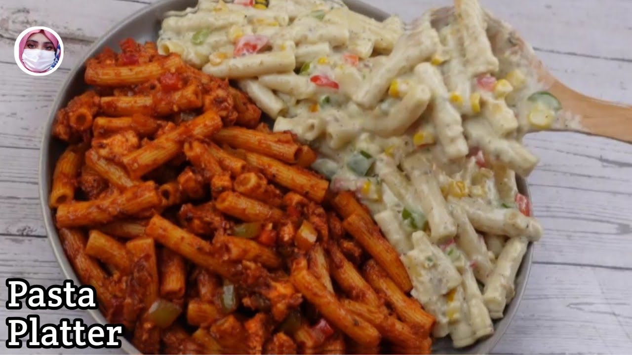 Perfect Dinner Recipe,Pasta Platter,Party Platter  Recipe By Musarat Food Secrets!!!