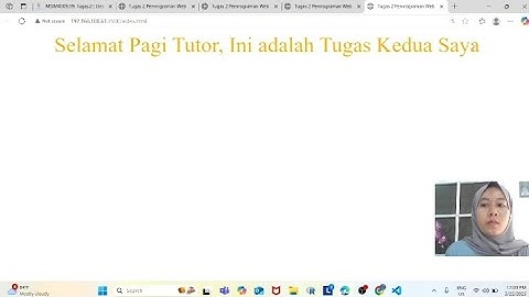 Tugas 2 Pemrograman Berbasis Web (MSIM4309)