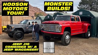 A Jeep J10 Mashed With A Wagoneer! Hodson Motors Biggest Builds!