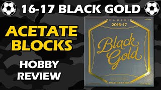 Black Gold Soccer! 2016-17 Panini Black Gold Hobby Box Soccer Review