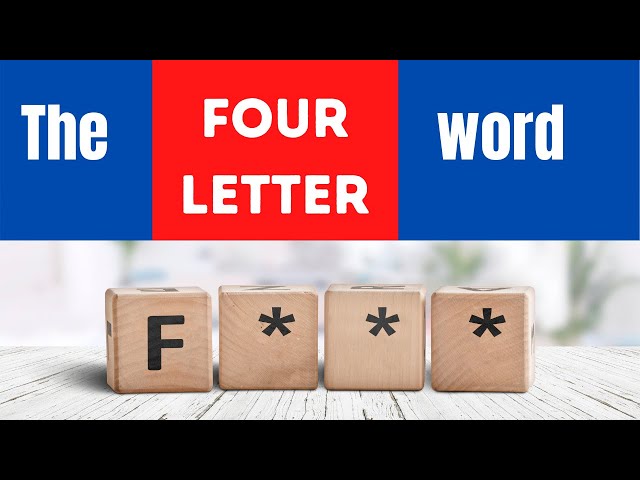 The Four letter word FEAR