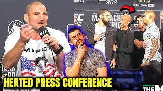 HEATED UFC 302 Press Conference REACTION. Islam Makhachev & Dustin Poirier ALTERCATION