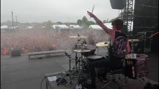 Cutthroat (live drum cam) // blessthefall // Vans Warped Tour Festival 2025 DC