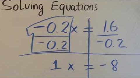 Mr. Pham - One Step Equation (Multiplication and Division)