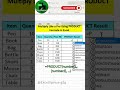 PRODUCT Formula in Excel #exceltips #excel #product #multiply_short_trick #shorts