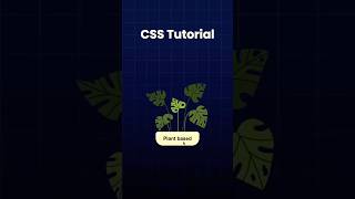CSS Plants 🌱 Animation Tricks #css3animation #html #css3 #learncoding