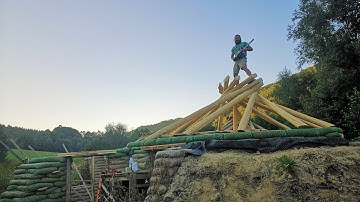Kitchen reciprocal roof - timelaps
