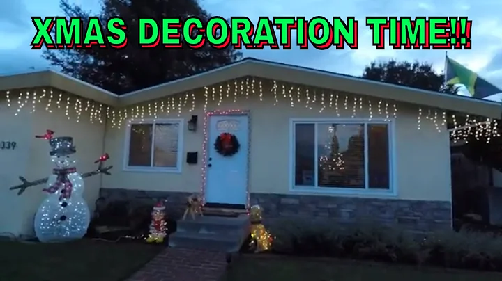 LET’S HANG SOME LIGHTS & DECORATE THE HOUSE!!