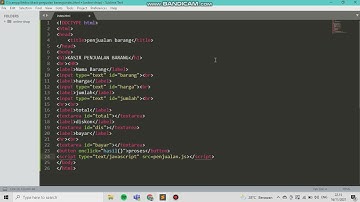 membuat aplikasi kasir penjualan barang berbasis web dengan sublime text 3. part 2