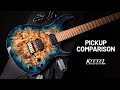 Kiesel 2026 Pickup Comparison (Four Standard Pickup Sets)