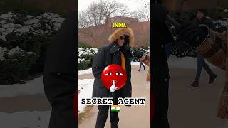 SECRET AGENT IN AMERICA REACTION ON INDIAN 🇮🇳🤫#vitalshorts