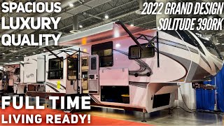Spacious, Luxury, Quality, and Full Time Living Ready | 2022 Grand Design Solitude 390RK Review
