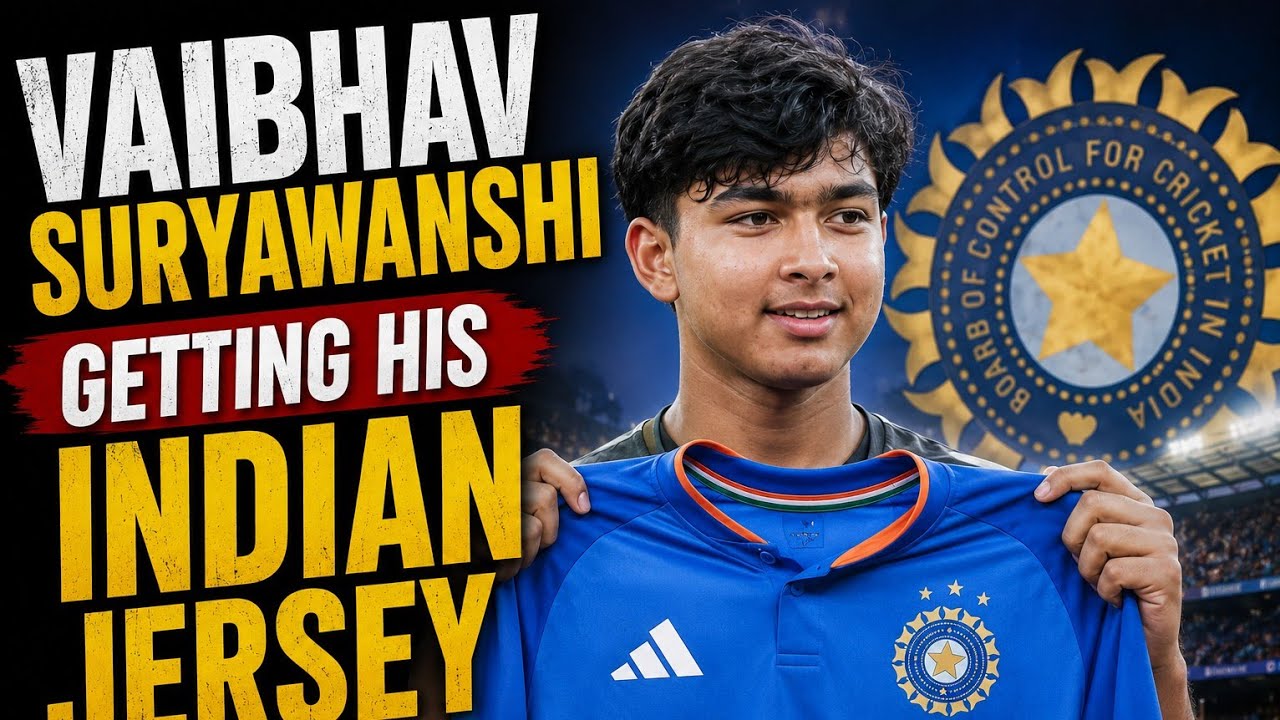 Vaibhav Suryavanshi Gets His First Team India Jersey 🇮🇳 | Emotional Reaction ❤️ #vaibhavsuryavanshi 