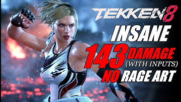 Tekken 8 LIDIA 143 Damage Combo (With Inputs)