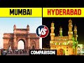 Mumbai vs Hyderabad Comparison 2021  Mumbai vs Hyderabad City  Hyderabad vs Mumbai Comparison