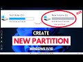 How to Create New Partition on Windows 11/10 - Create New Drive 2023💥