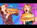 *Super size* SANDWICH Twin Telepathy ft The Norris Nuts (THE ORIGINAL Sandwich Challenge)