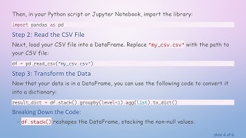 Converting CSV Files to Dictionaries in Python