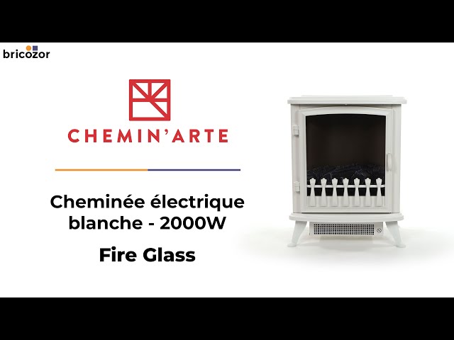 PRÉSENTATION : Fire Glass CHEMIN'ARTE - Cheminée électrique