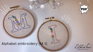 Alphabet Embroidery step by step for beginners PDF Pattern: &#39;&#39;Alphabet 26 letters&#39;&#39; 2023
