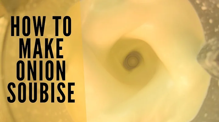 Simple Onion soubise (Onion Cream Sauce) | 양파 크림 소스