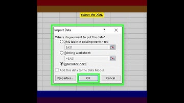 XML importeren in Microsoft Excel